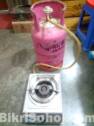 অটো গ্যাসের চুলা + সিলিন্ডার